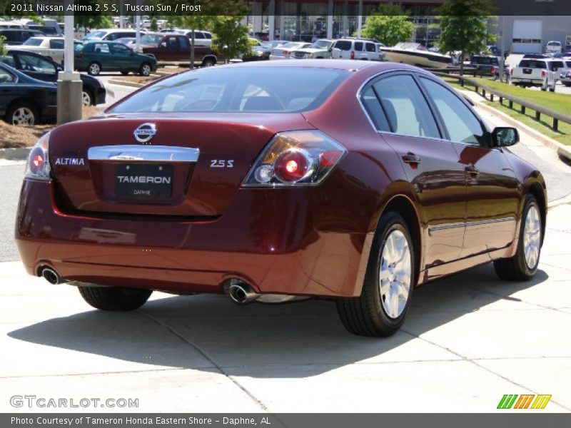 Tuscan Sun / Frost 2011 Nissan Altima 2.5 S
