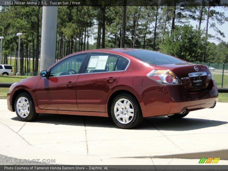 Tuscan Sun / Frost 2011 Nissan Altima 2.5 S
