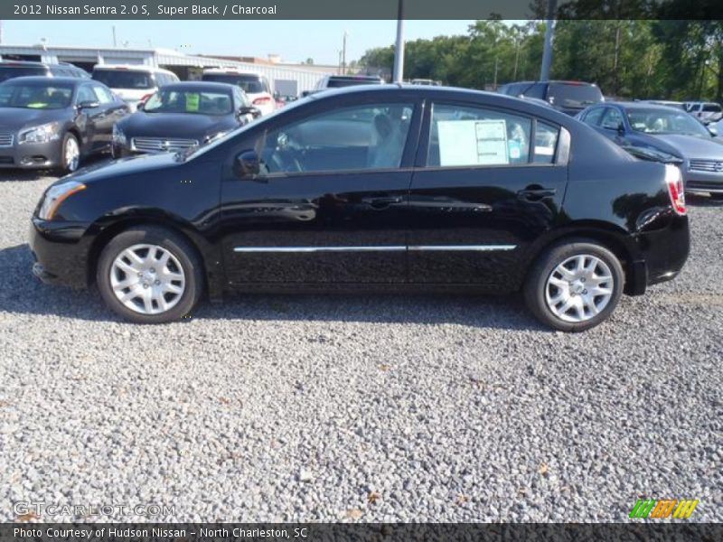 Super Black / Charcoal 2012 Nissan Sentra 2.0 S