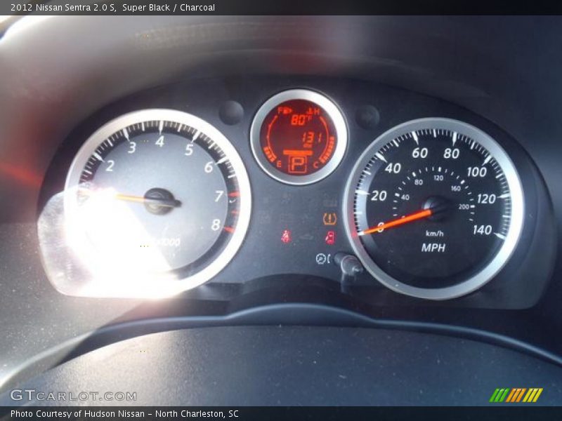 Super Black / Charcoal 2012 Nissan Sentra 2.0 S