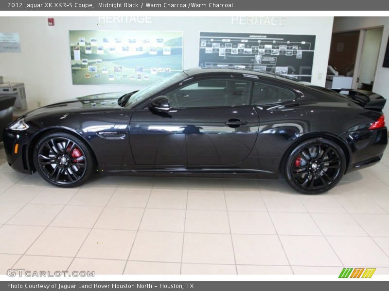 Midnight Black / Warm Charcoal/Warm Charcoal 2012 Jaguar XK XKR-S Coupe