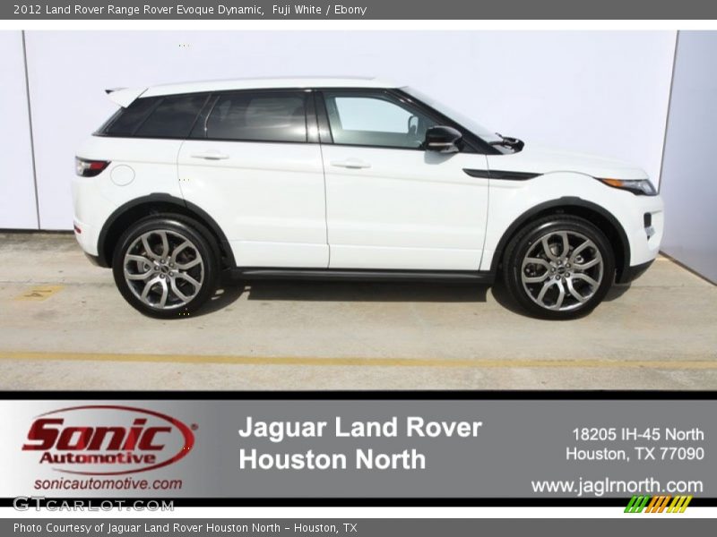Fuji White / Ebony 2012 Land Rover Range Rover Evoque Dynamic