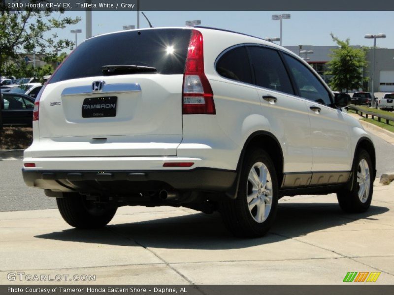 Taffeta White / Gray 2010 Honda CR-V EX