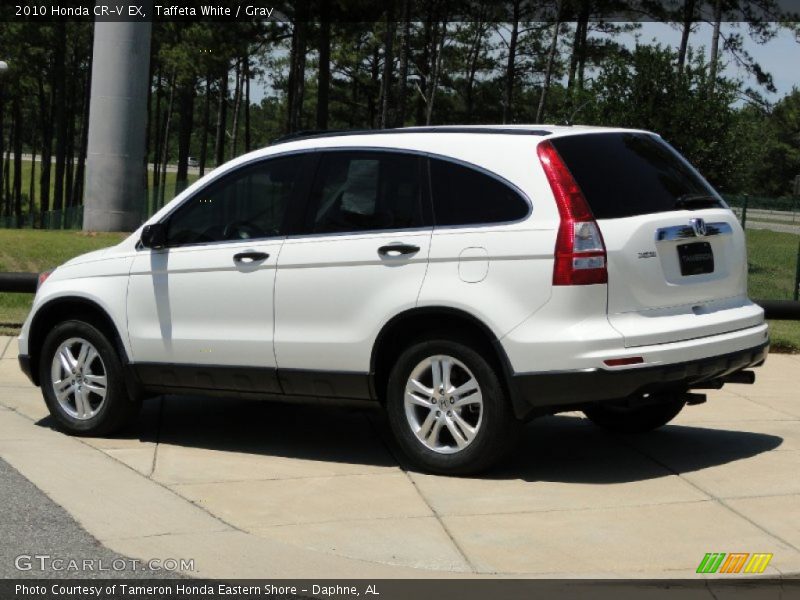 Taffeta White / Gray 2010 Honda CR-V EX