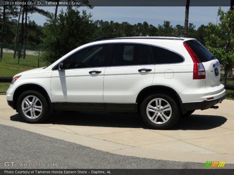Taffeta White / Gray 2010 Honda CR-V EX