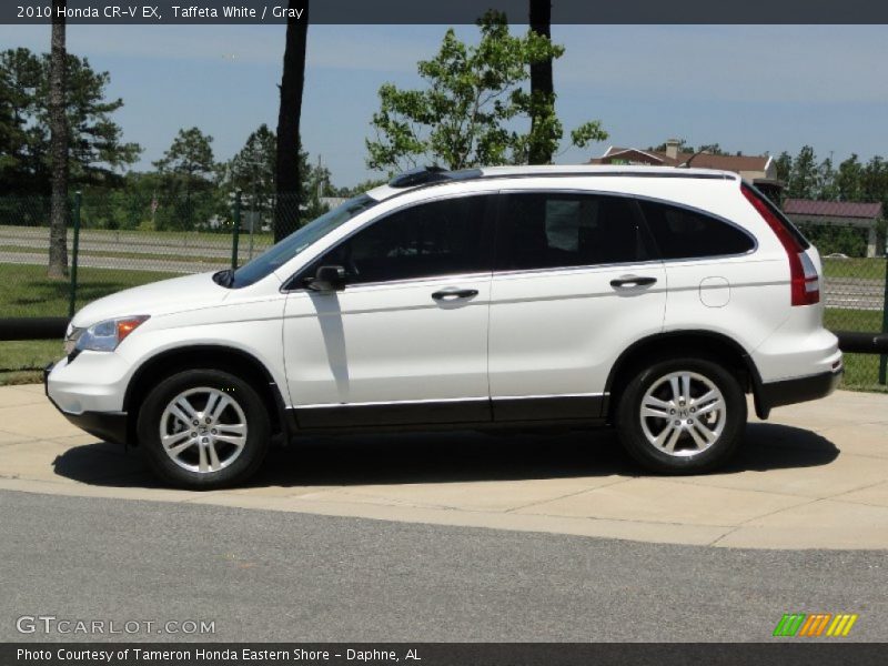 Taffeta White / Gray 2010 Honda CR-V EX