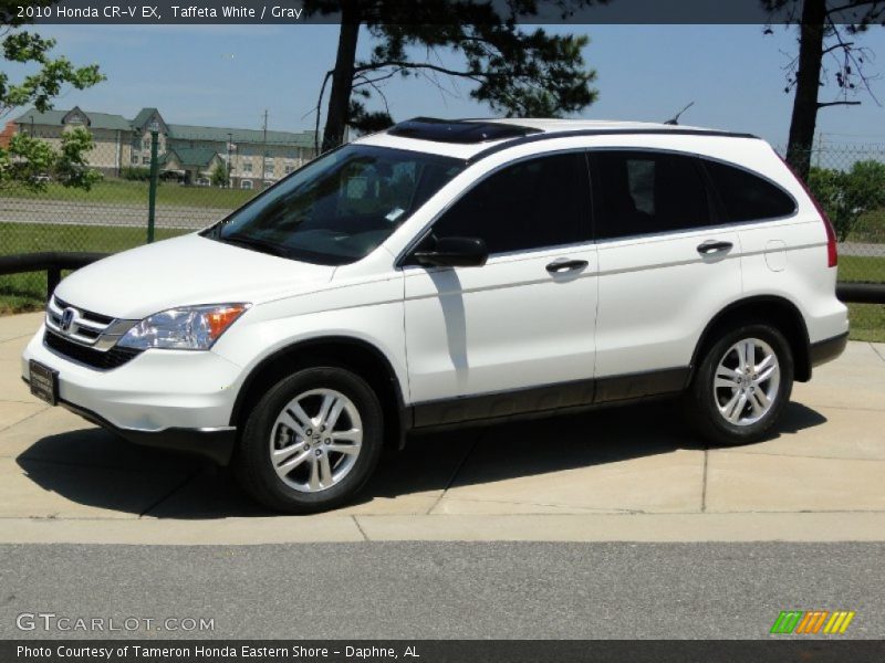 Taffeta White / Gray 2010 Honda CR-V EX