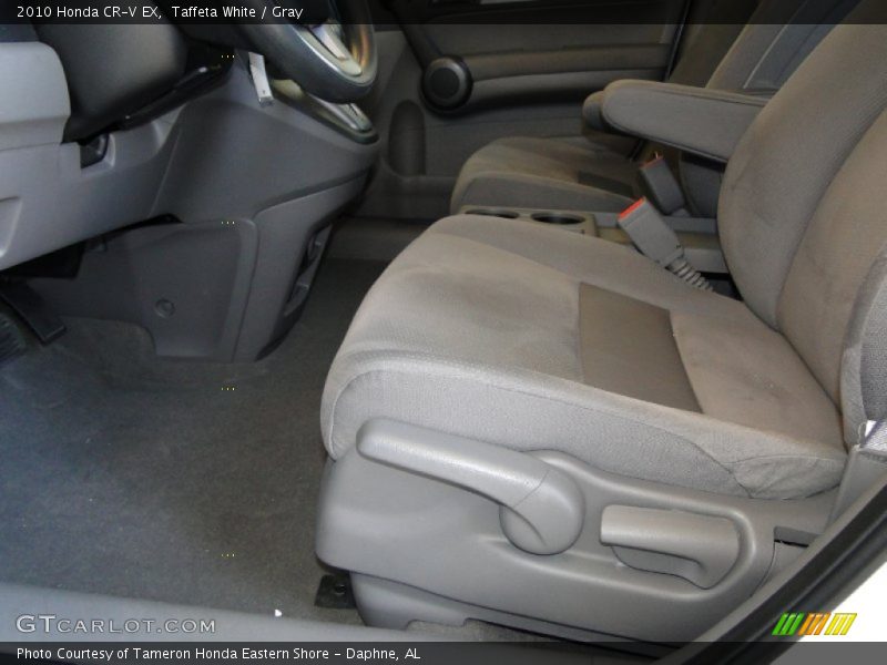 Taffeta White / Gray 2010 Honda CR-V EX