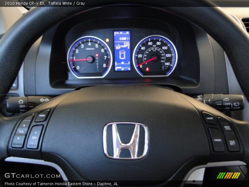 Taffeta White / Gray 2010 Honda CR-V EX