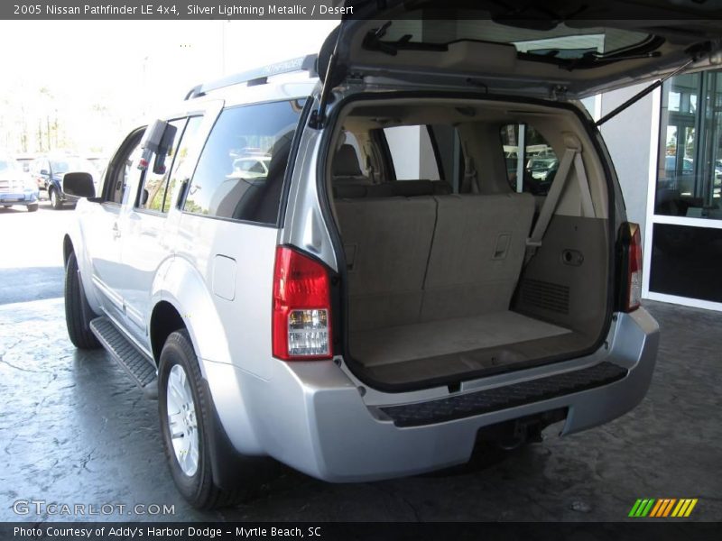 Silver Lightning Metallic / Desert 2005 Nissan Pathfinder LE 4x4