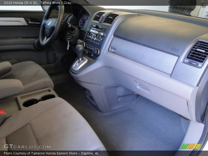 Taffeta White / Gray 2010 Honda CR-V EX