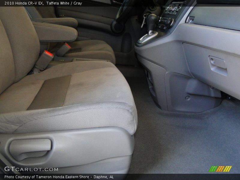 Taffeta White / Gray 2010 Honda CR-V EX