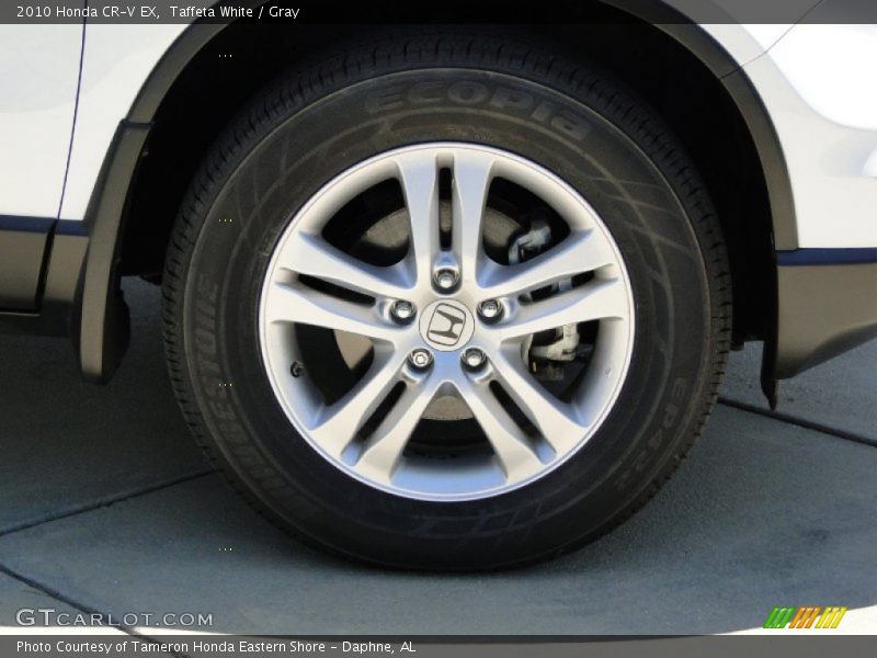 Taffeta White / Gray 2010 Honda CR-V EX
