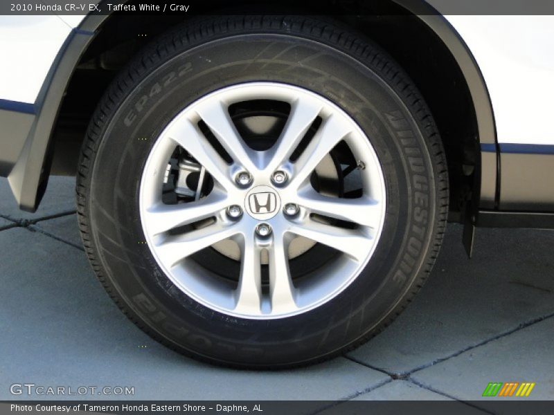 Taffeta White / Gray 2010 Honda CR-V EX