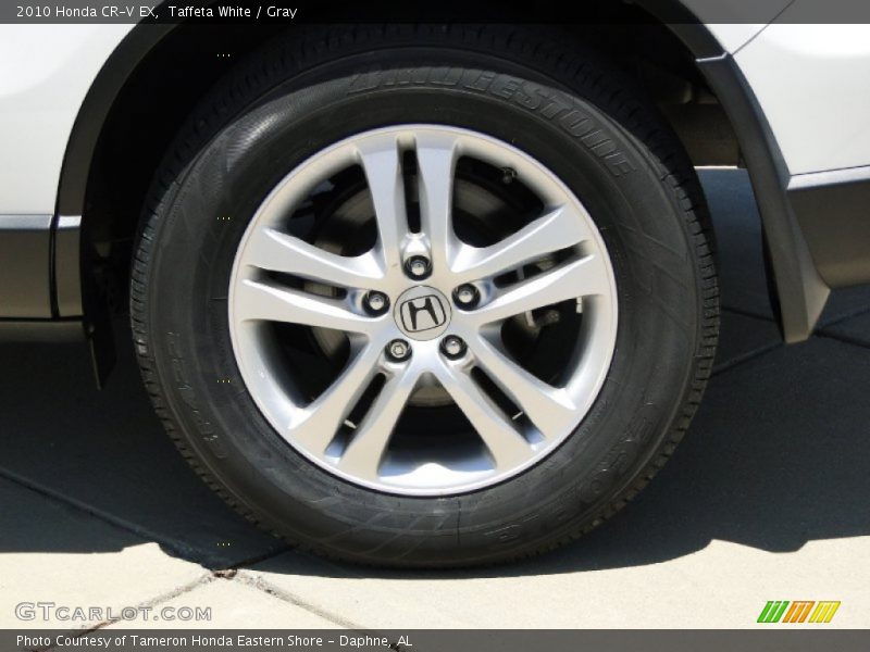 Taffeta White / Gray 2010 Honda CR-V EX
