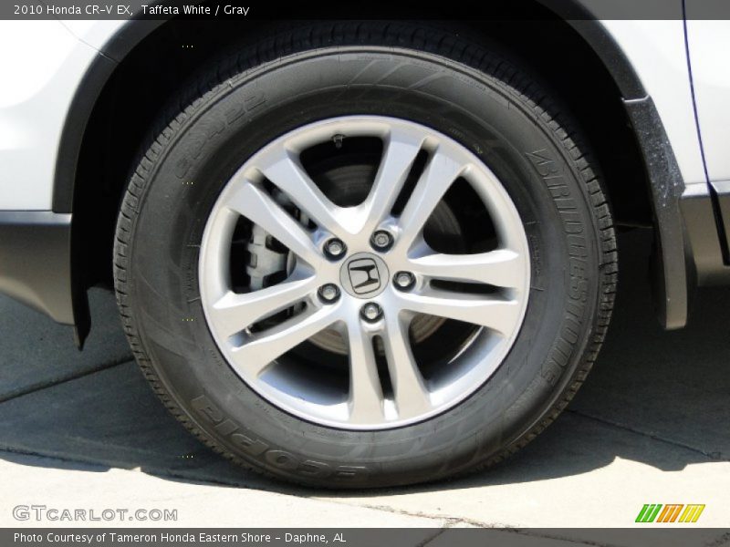 Taffeta White / Gray 2010 Honda CR-V EX