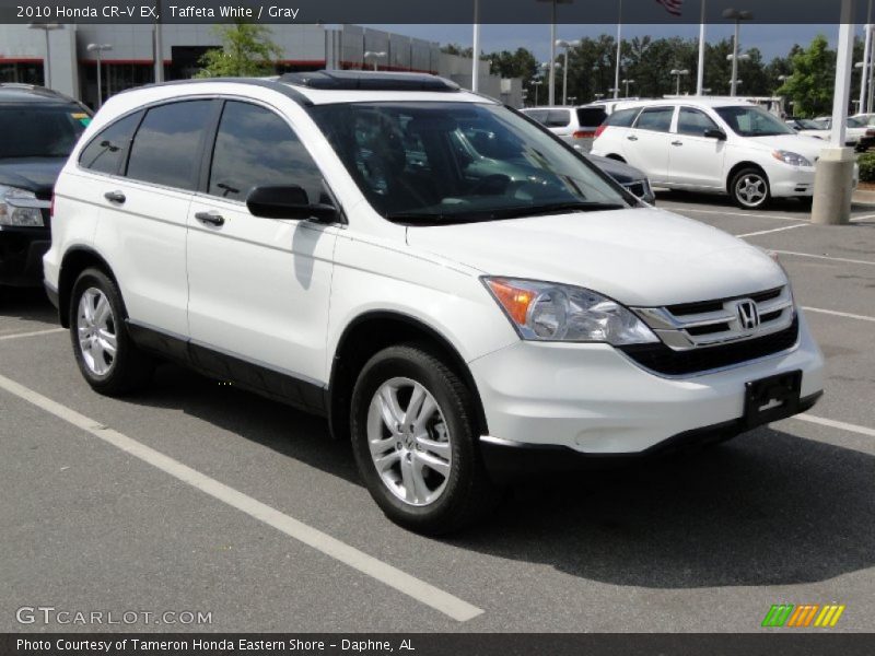 Taffeta White / Gray 2010 Honda CR-V EX