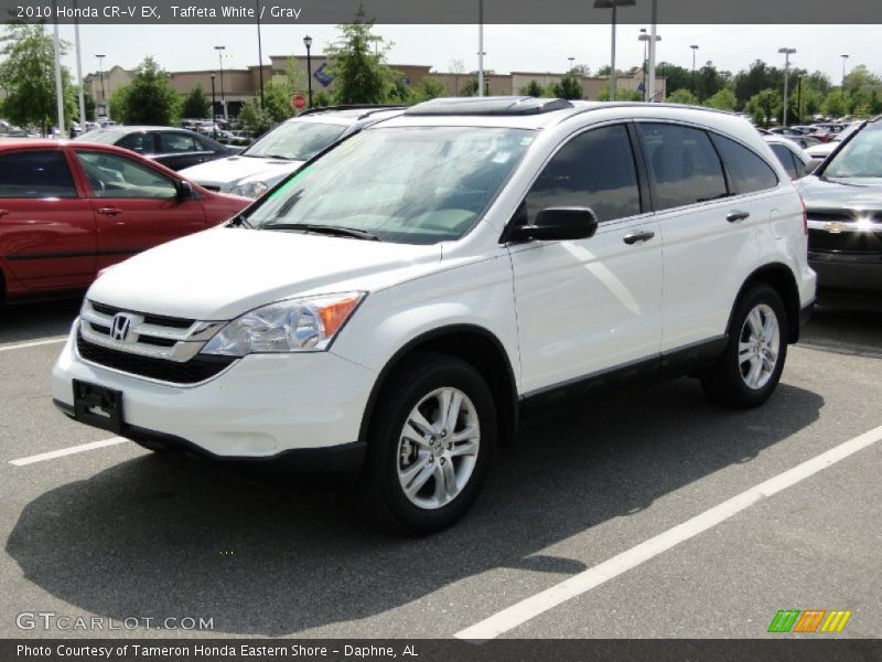 Taffeta White / Gray 2010 Honda CR-V EX
