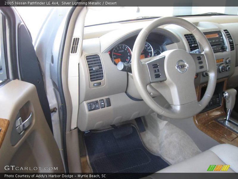 Silver Lightning Metallic / Desert 2005 Nissan Pathfinder LE 4x4