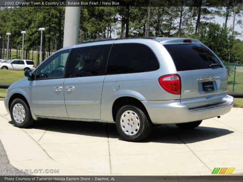 Butane Blue Pearl / Navy Blue 2003 Chrysler Town & Country LX