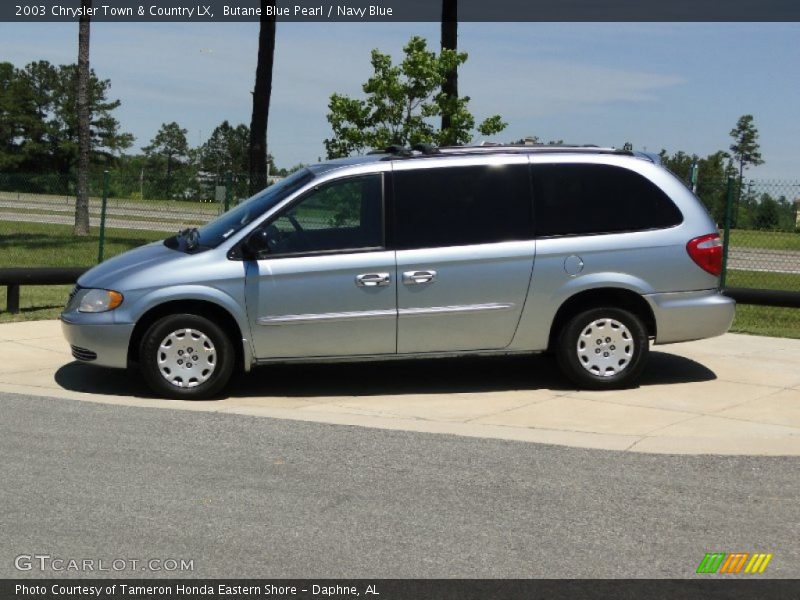 Butane Blue Pearl / Navy Blue 2003 Chrysler Town & Country LX