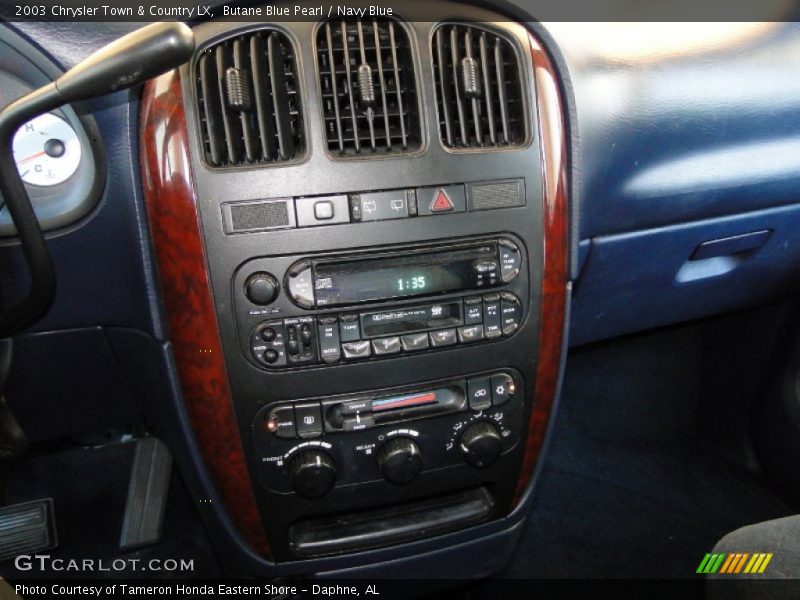Butane Blue Pearl / Navy Blue 2003 Chrysler Town & Country LX