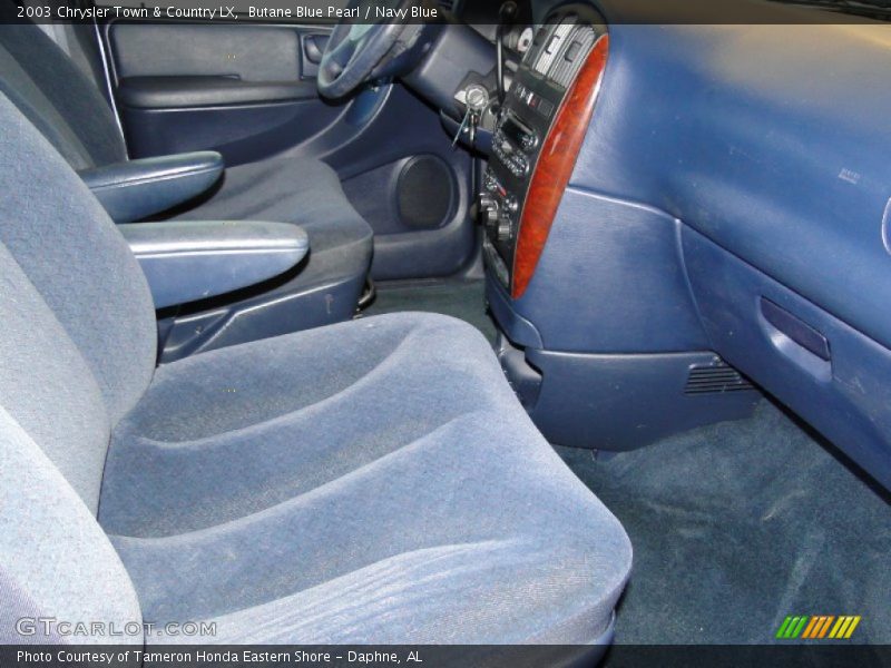 Butane Blue Pearl / Navy Blue 2003 Chrysler Town & Country LX