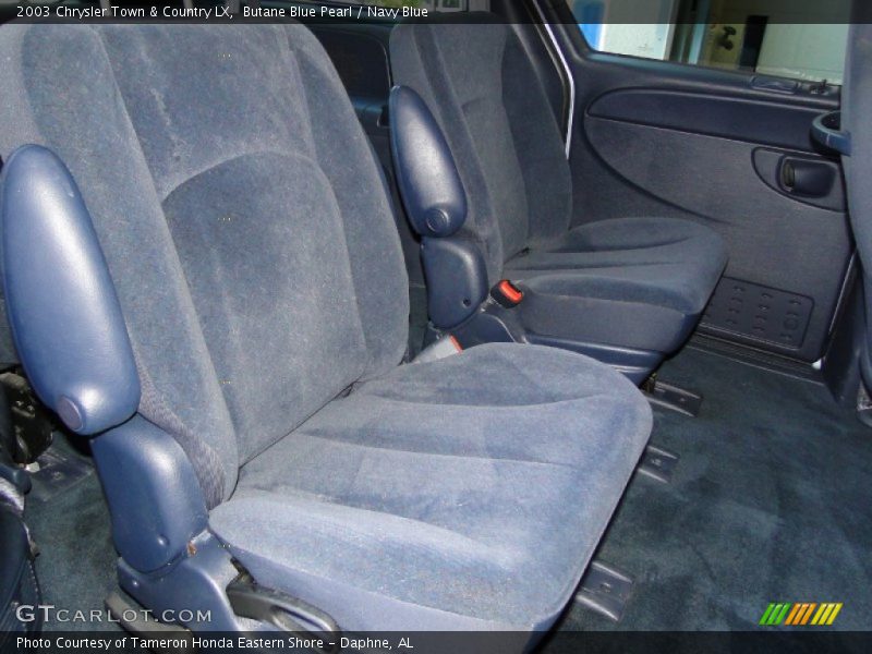 Butane Blue Pearl / Navy Blue 2003 Chrysler Town & Country LX