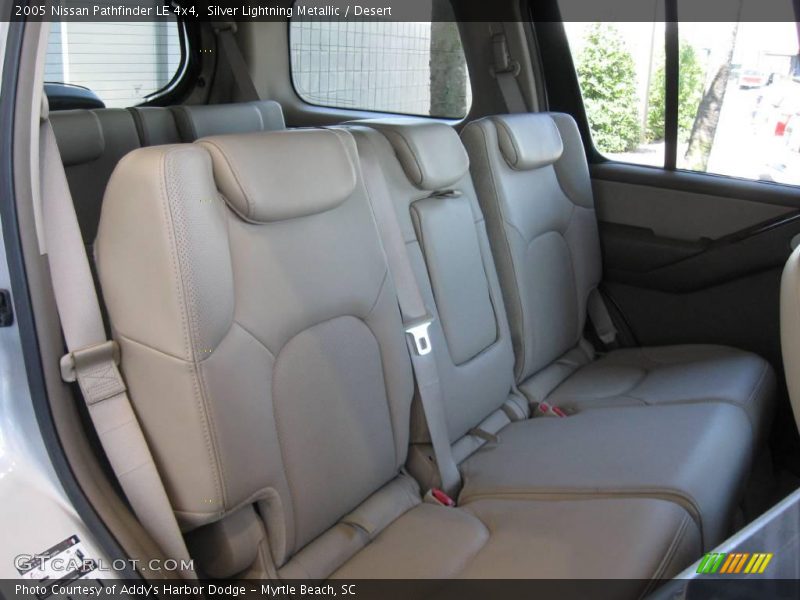 Silver Lightning Metallic / Desert 2005 Nissan Pathfinder LE 4x4