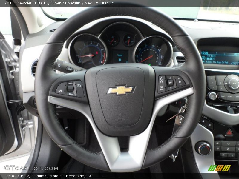 Silver Ice Metallic / Medium Titanium 2011 Chevrolet Cruze LT