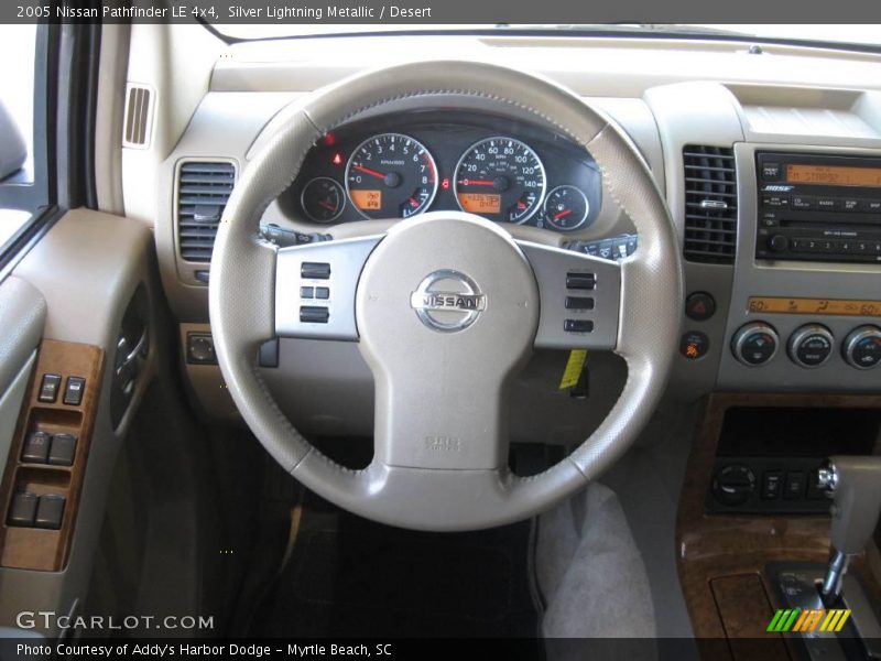 Silver Lightning Metallic / Desert 2005 Nissan Pathfinder LE 4x4