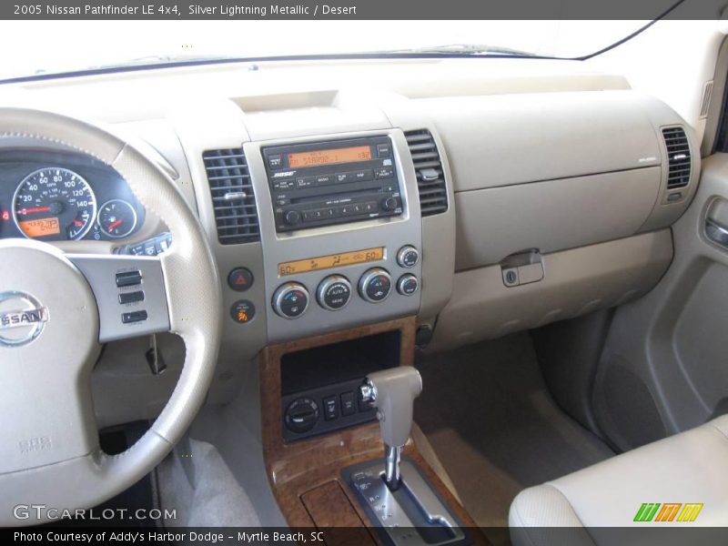 Silver Lightning Metallic / Desert 2005 Nissan Pathfinder LE 4x4