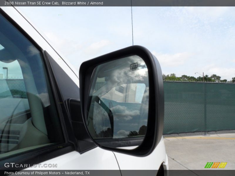 Blizzard White / Almond 2008 Nissan Titan SE Crew Cab