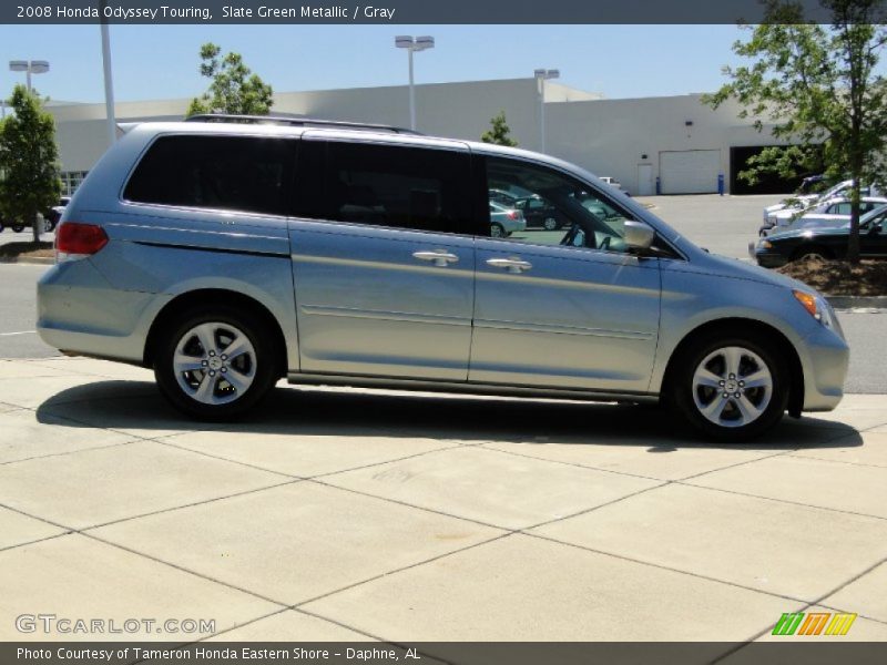 Slate Green Metallic / Gray 2008 Honda Odyssey Touring