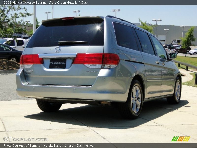 Slate Green Metallic / Gray 2008 Honda Odyssey Touring