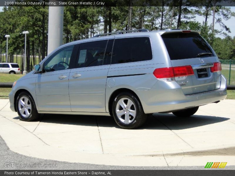 Slate Green Metallic / Gray 2008 Honda Odyssey Touring