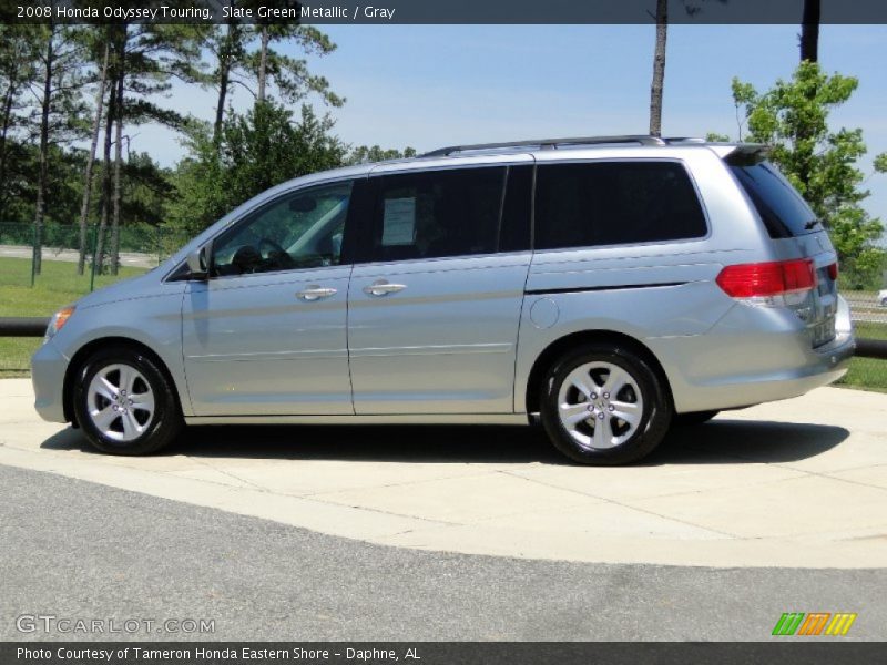 Slate Green Metallic / Gray 2008 Honda Odyssey Touring