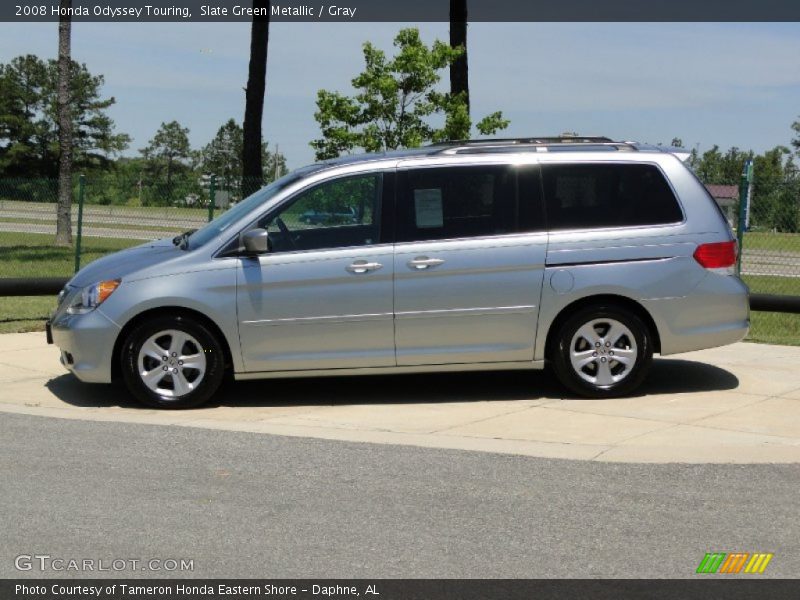 Slate Green Metallic / Gray 2008 Honda Odyssey Touring