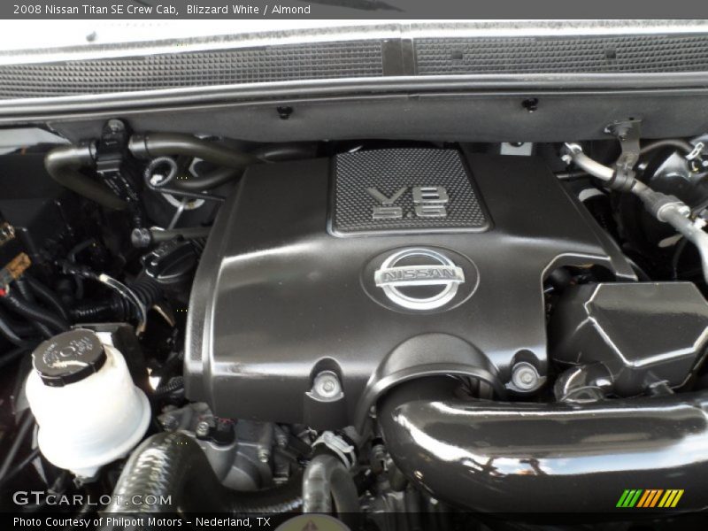 Blizzard White / Almond 2008 Nissan Titan SE Crew Cab