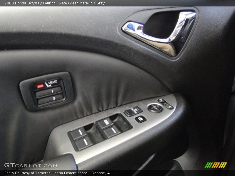 Slate Green Metallic / Gray 2008 Honda Odyssey Touring