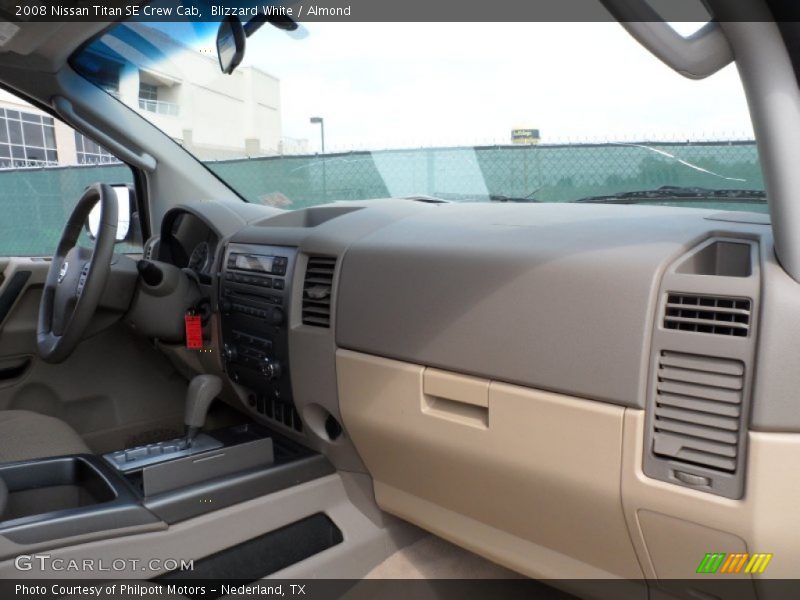 Blizzard White / Almond 2008 Nissan Titan SE Crew Cab