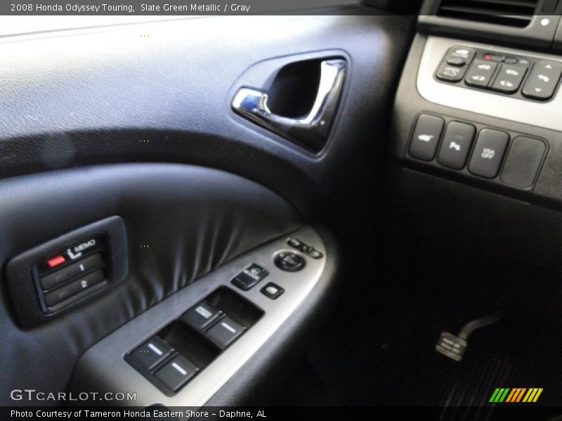 Slate Green Metallic / Gray 2008 Honda Odyssey Touring