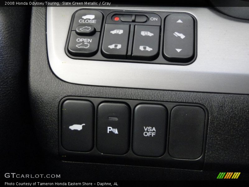 Slate Green Metallic / Gray 2008 Honda Odyssey Touring