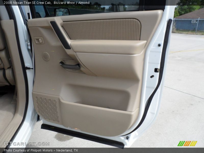 Blizzard White / Almond 2008 Nissan Titan SE Crew Cab