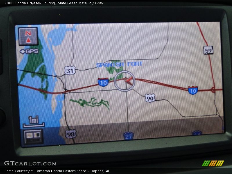 Slate Green Metallic / Gray 2008 Honda Odyssey Touring