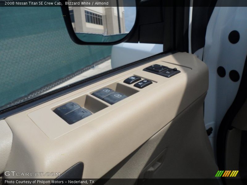 Blizzard White / Almond 2008 Nissan Titan SE Crew Cab