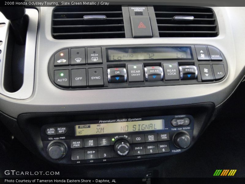 Slate Green Metallic / Gray 2008 Honda Odyssey Touring