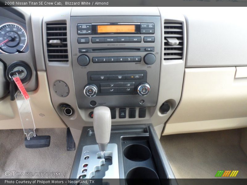 Blizzard White / Almond 2008 Nissan Titan SE Crew Cab