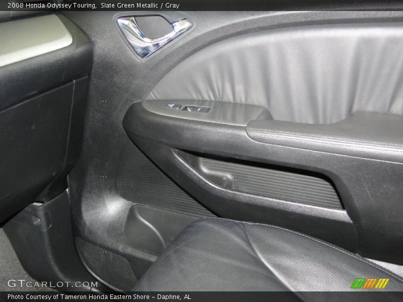 Slate Green Metallic / Gray 2008 Honda Odyssey Touring