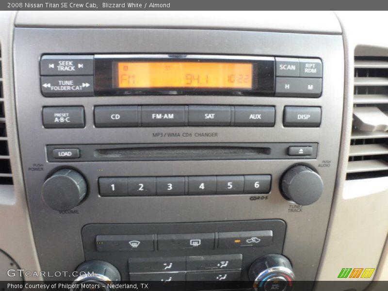 Blizzard White / Almond 2008 Nissan Titan SE Crew Cab